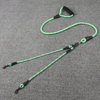 Pet Dual Head Dog Walking Rope with Wavy Pattern, One Drag Two Traction Rope, anti Winding and Detachable